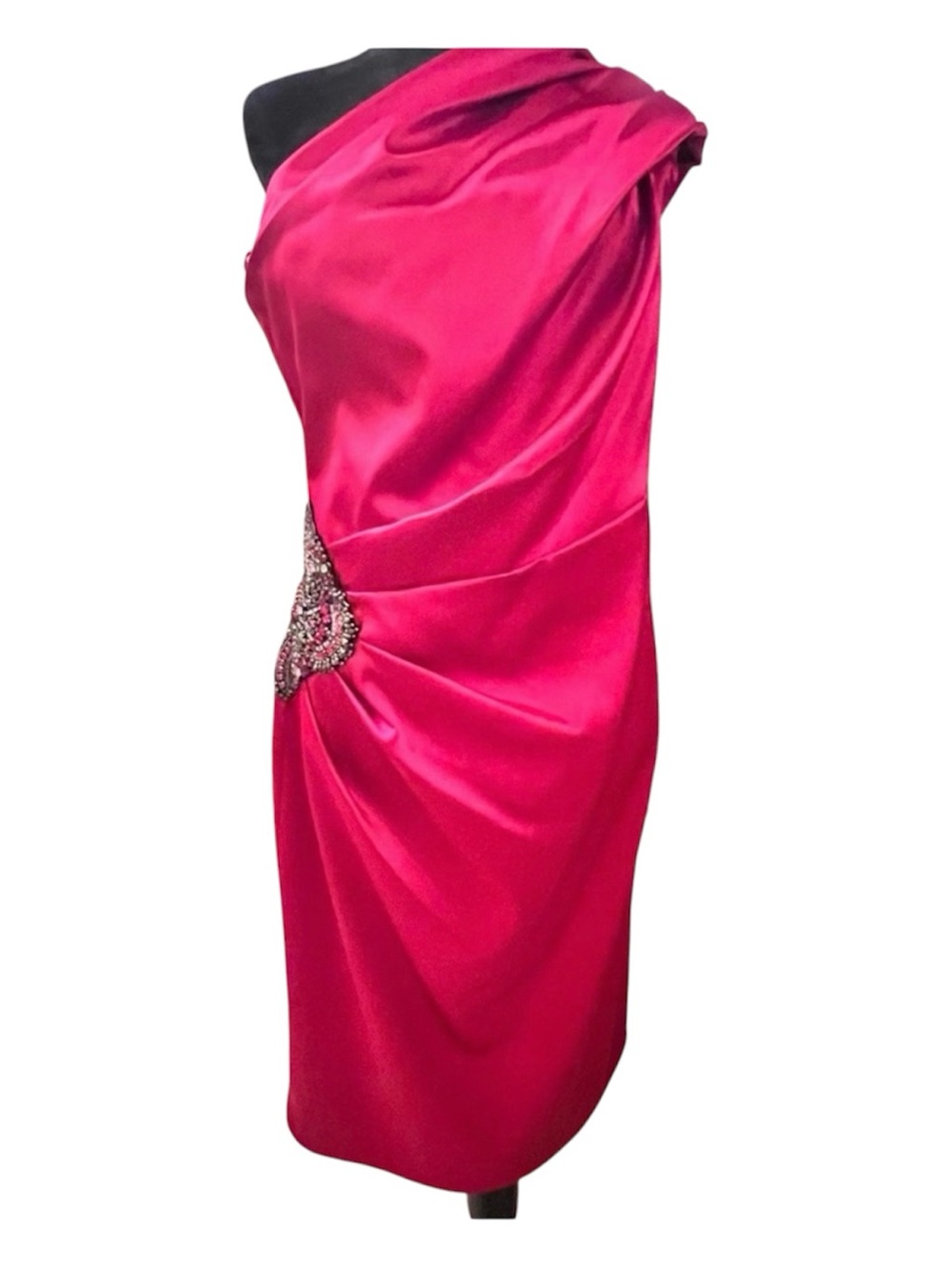 Eliza J one shoulder cocktail dress